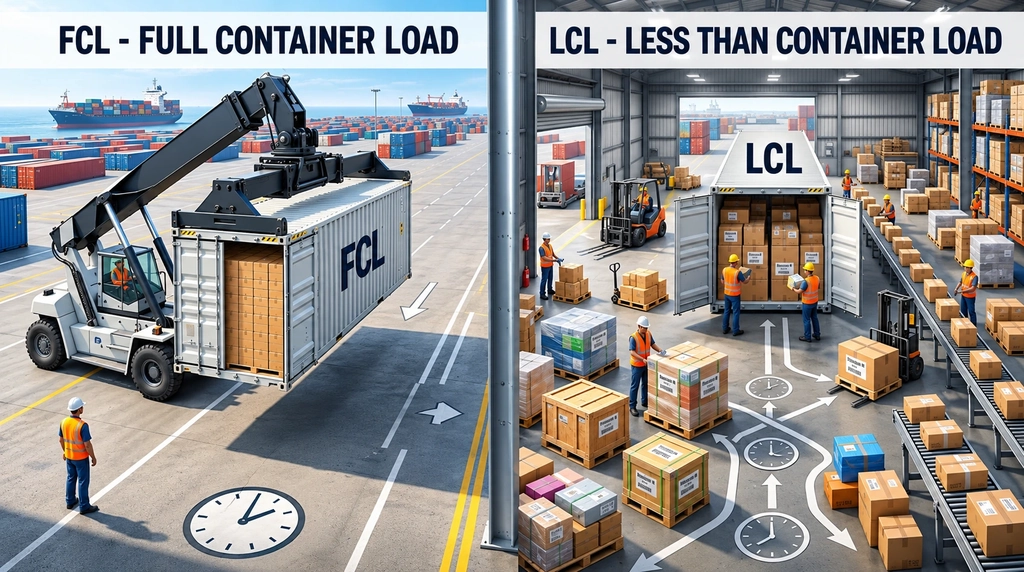 Why Does LCL Shipping Take Longer Than FCL? Understanding the Extra Handling Stages